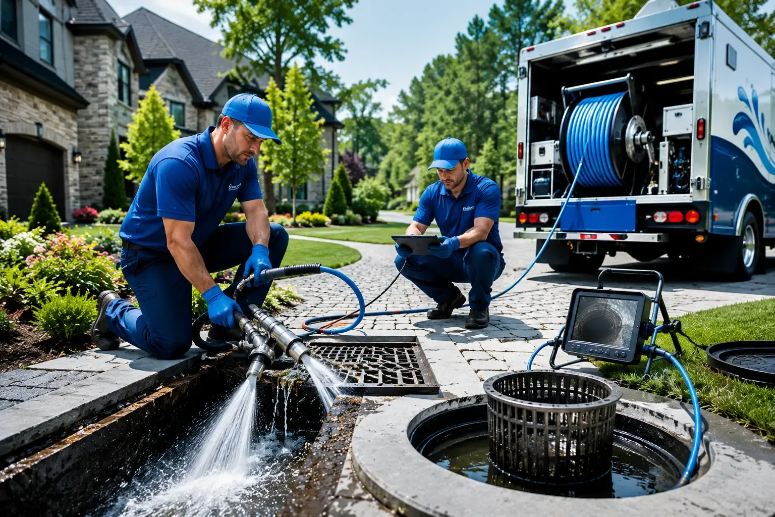 Local outdoor drain cleaning professionals in Olin, IA